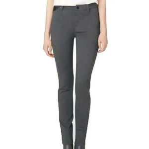 Calvin Klein Women's Stretch Ponte Office Pants Charcoal Size 16